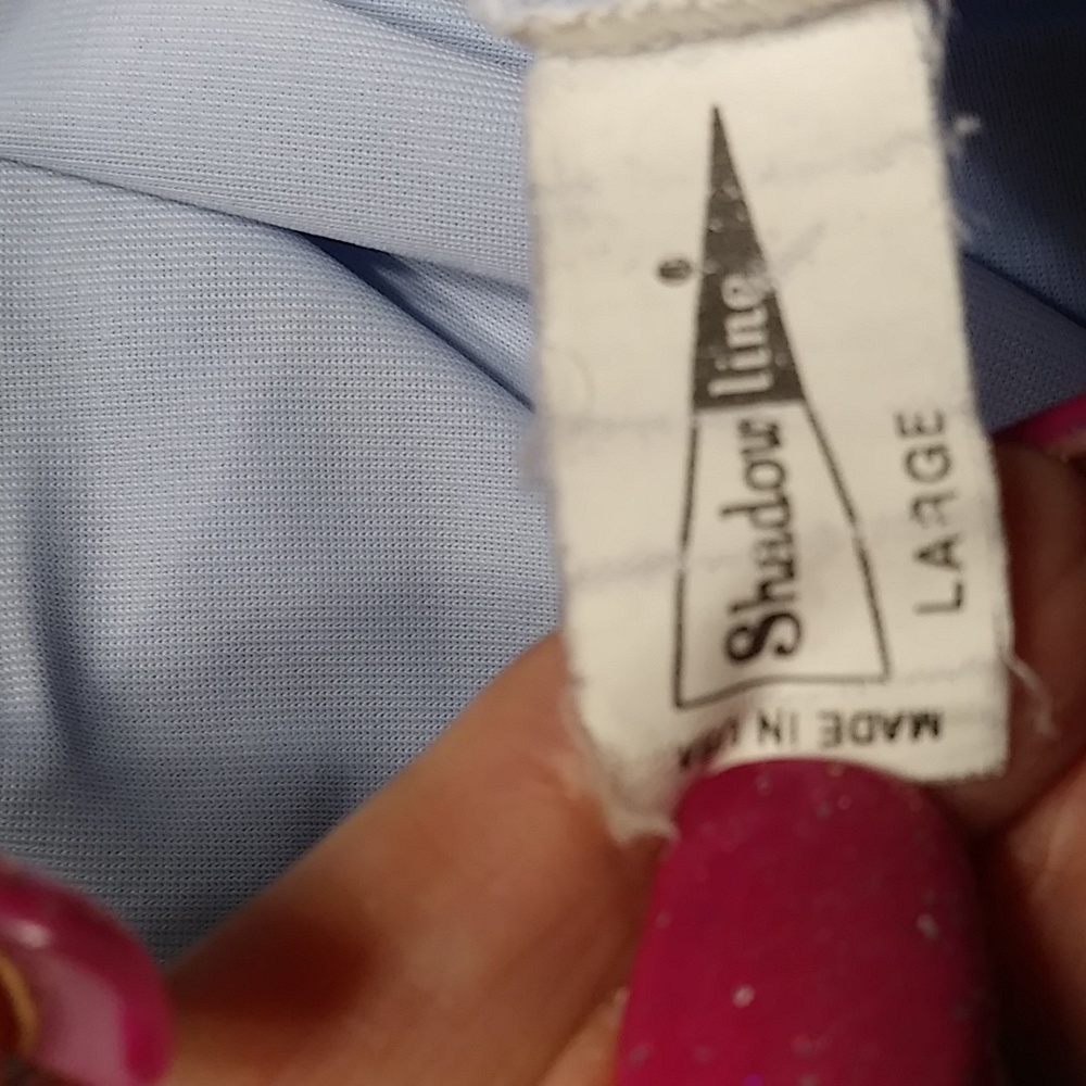 Shadow Line Classic Sky Blue Robe Size L - Picture 5 of 5